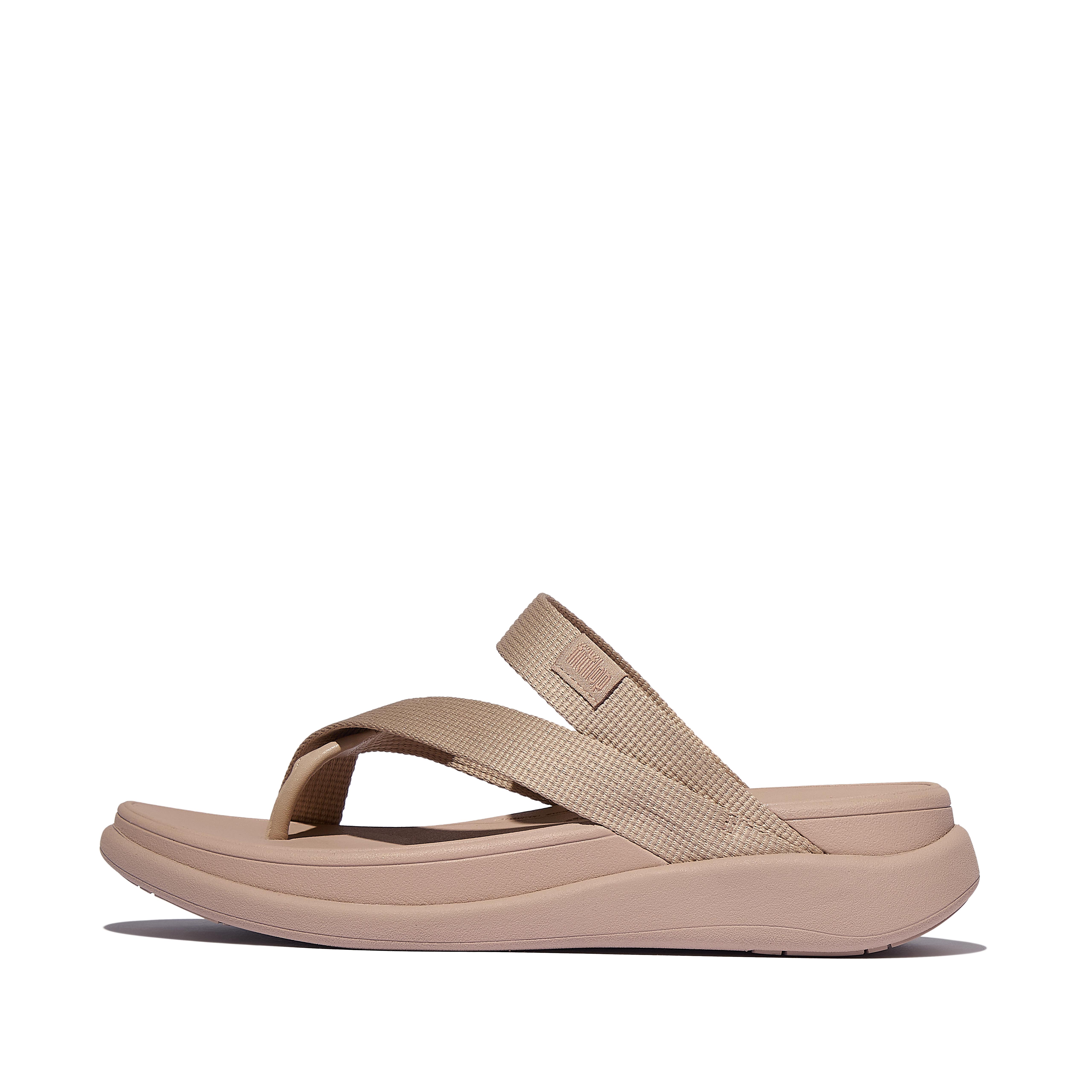 FitFlop F-MODE Go Webbing Sling Sandals - Classic Beige
