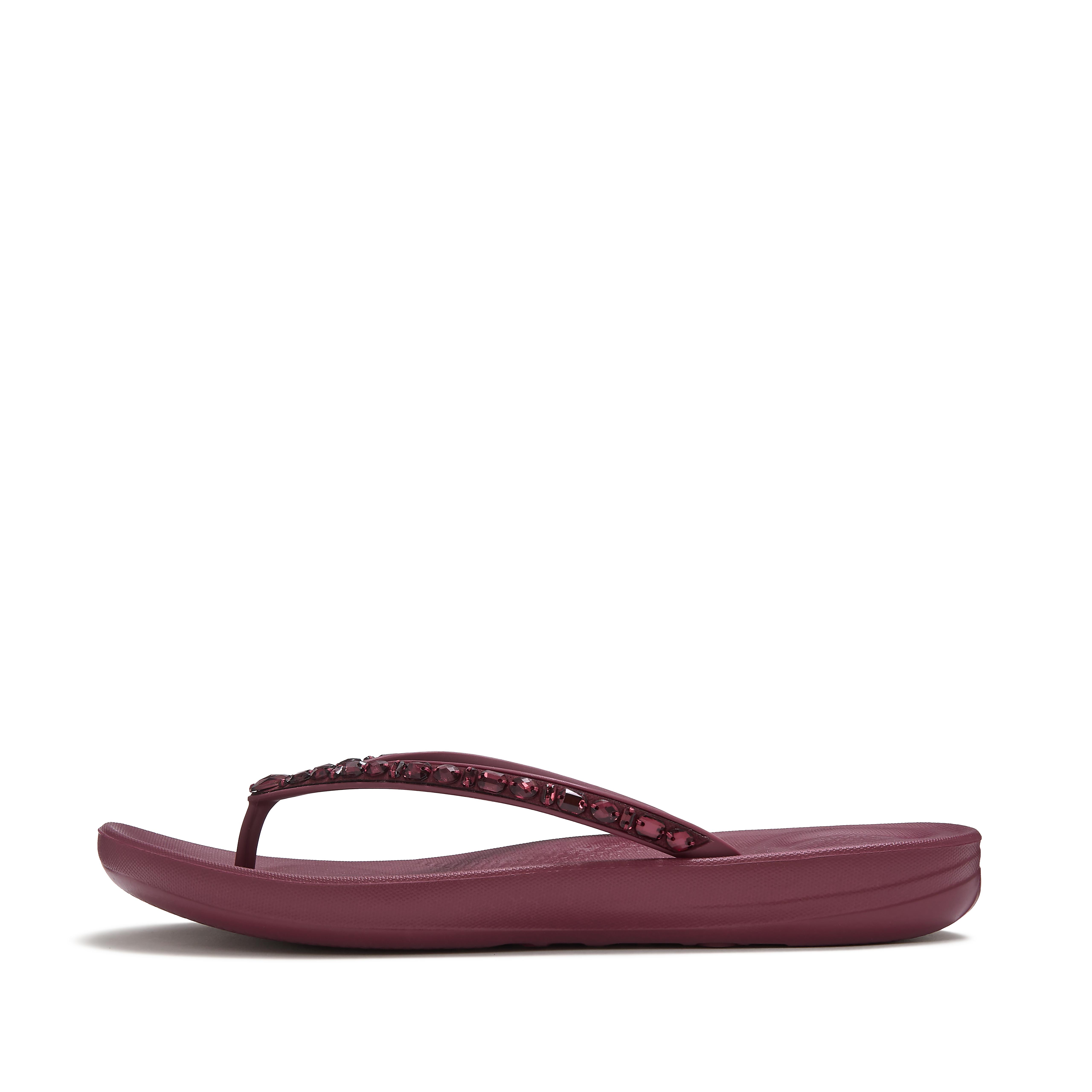 FitFlop IQUSHION Ergonomic Flip-Flops - Merlot