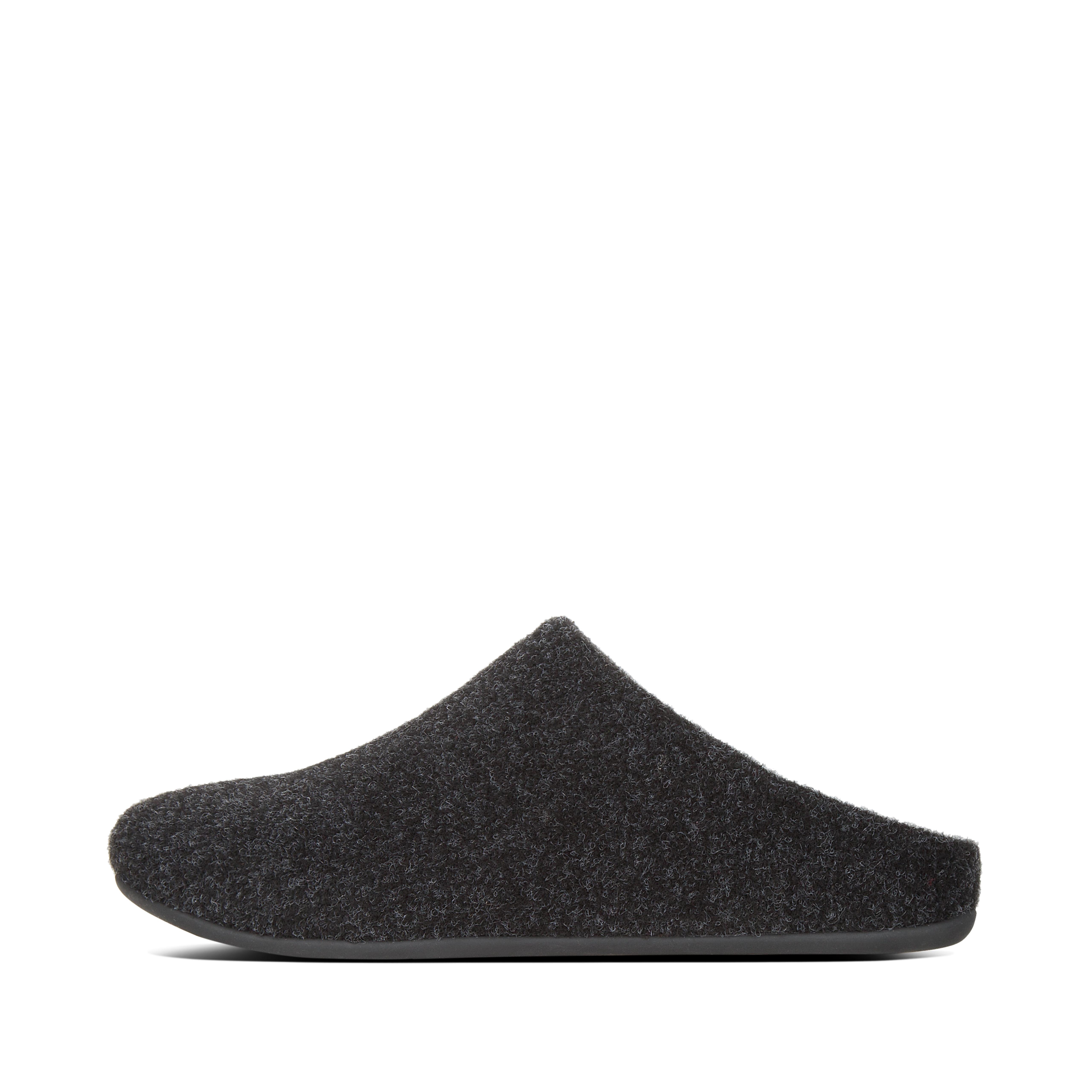 FitFlop CHRISSIE Felt Slippers - Black