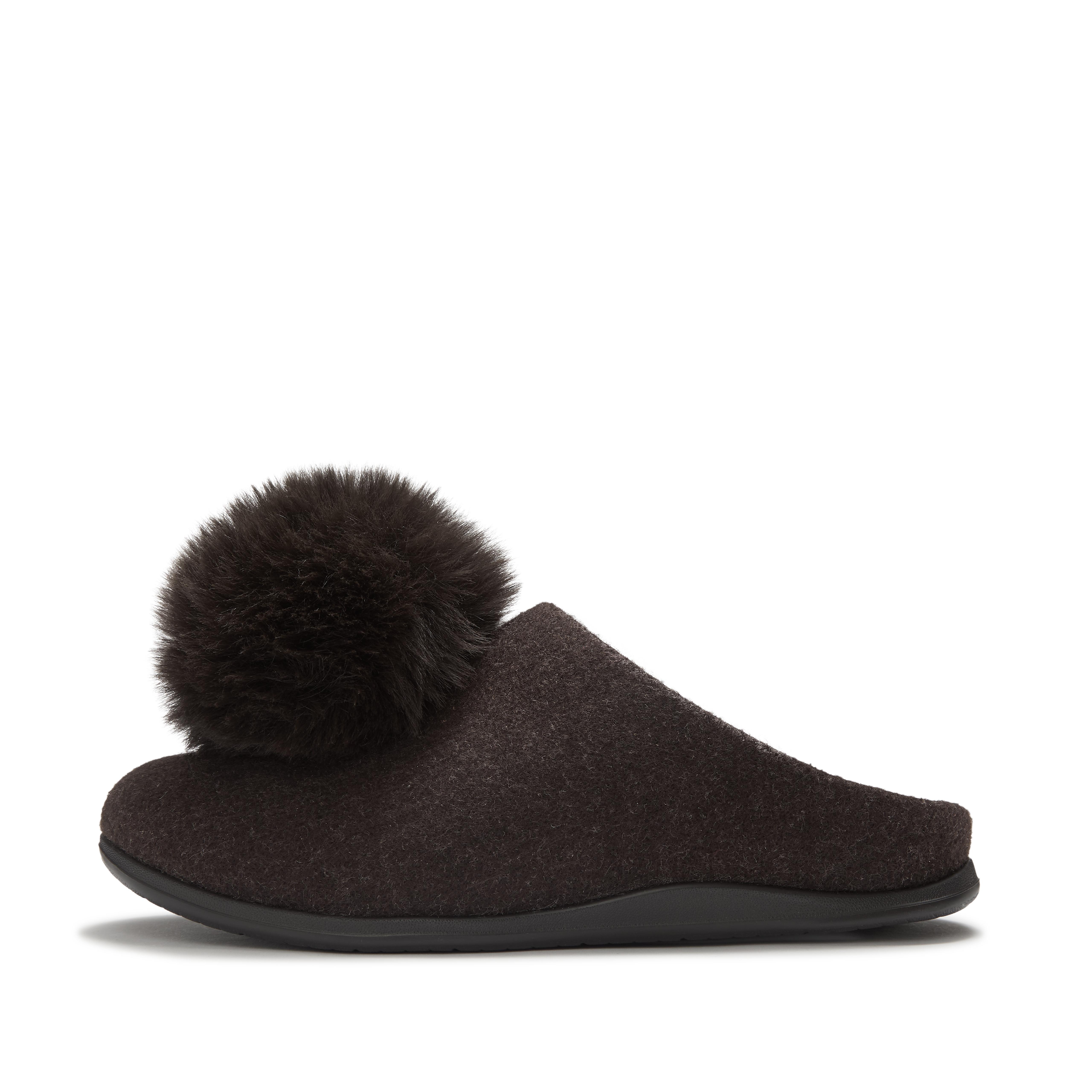 FitFlop iQ-SNUG Felt Slippers - Brown Mix