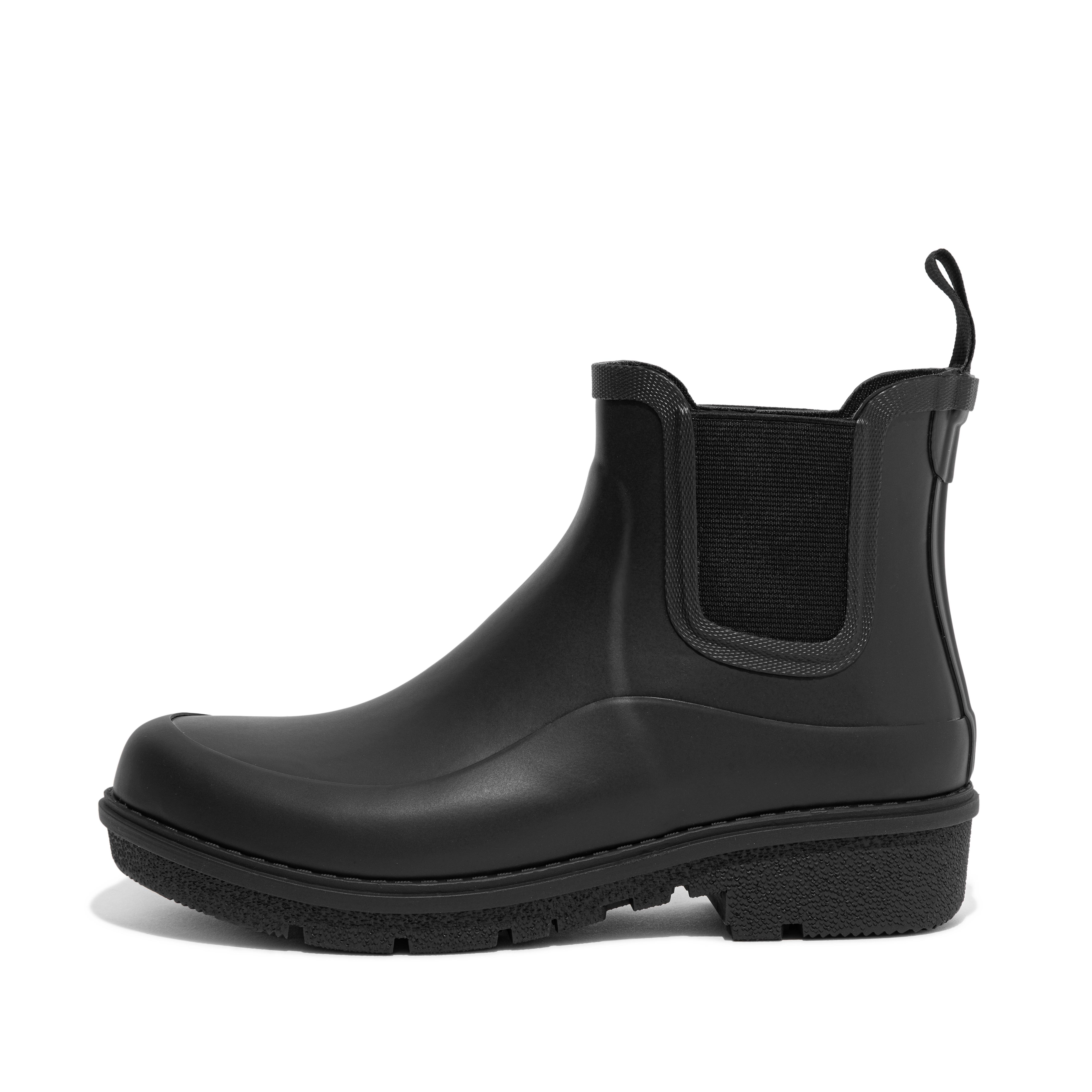 FitFlop WONDERWELLY Chelsea Rain Boots - All Black