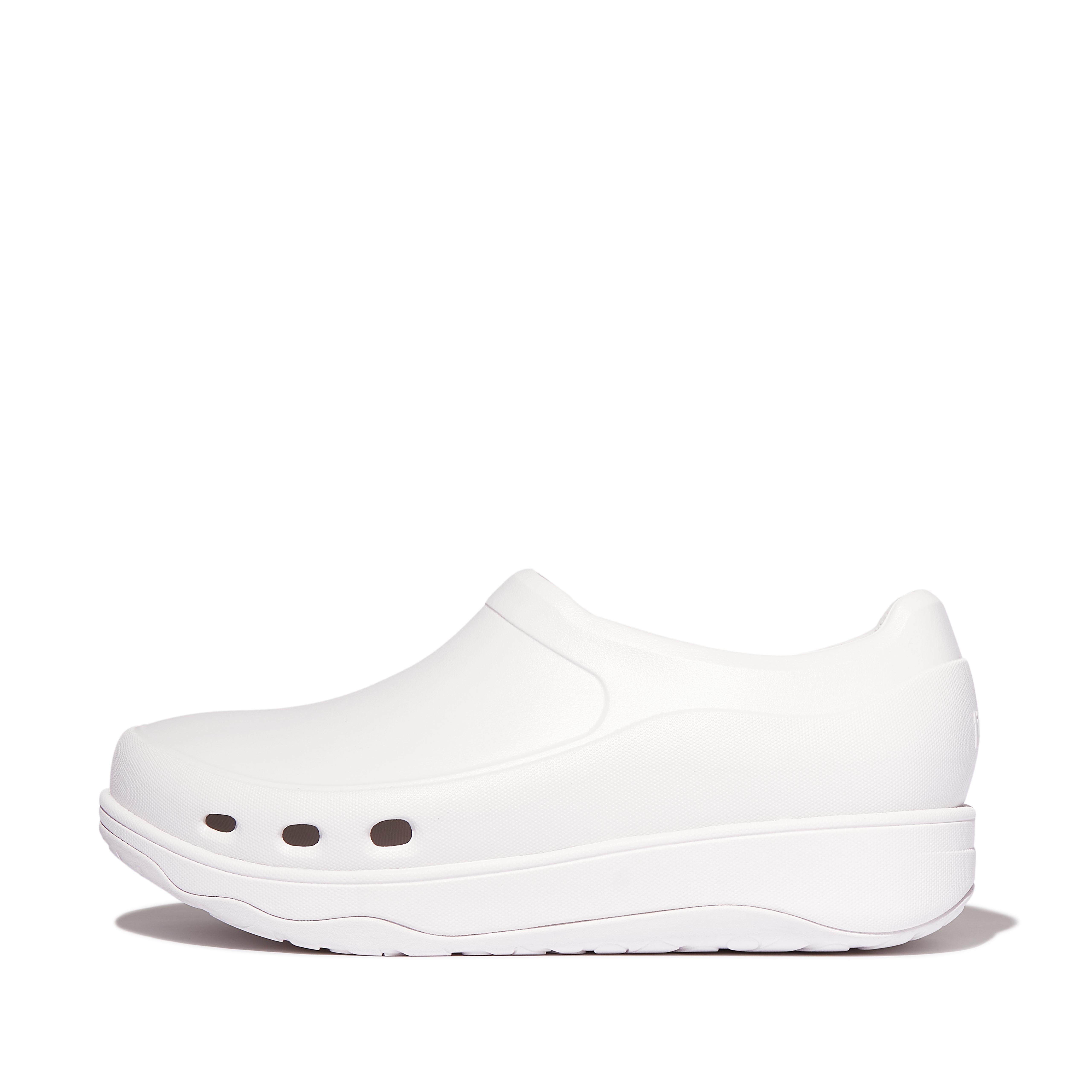 FitFlop WORK+ High-Performance Professional Clogs - Urban White
