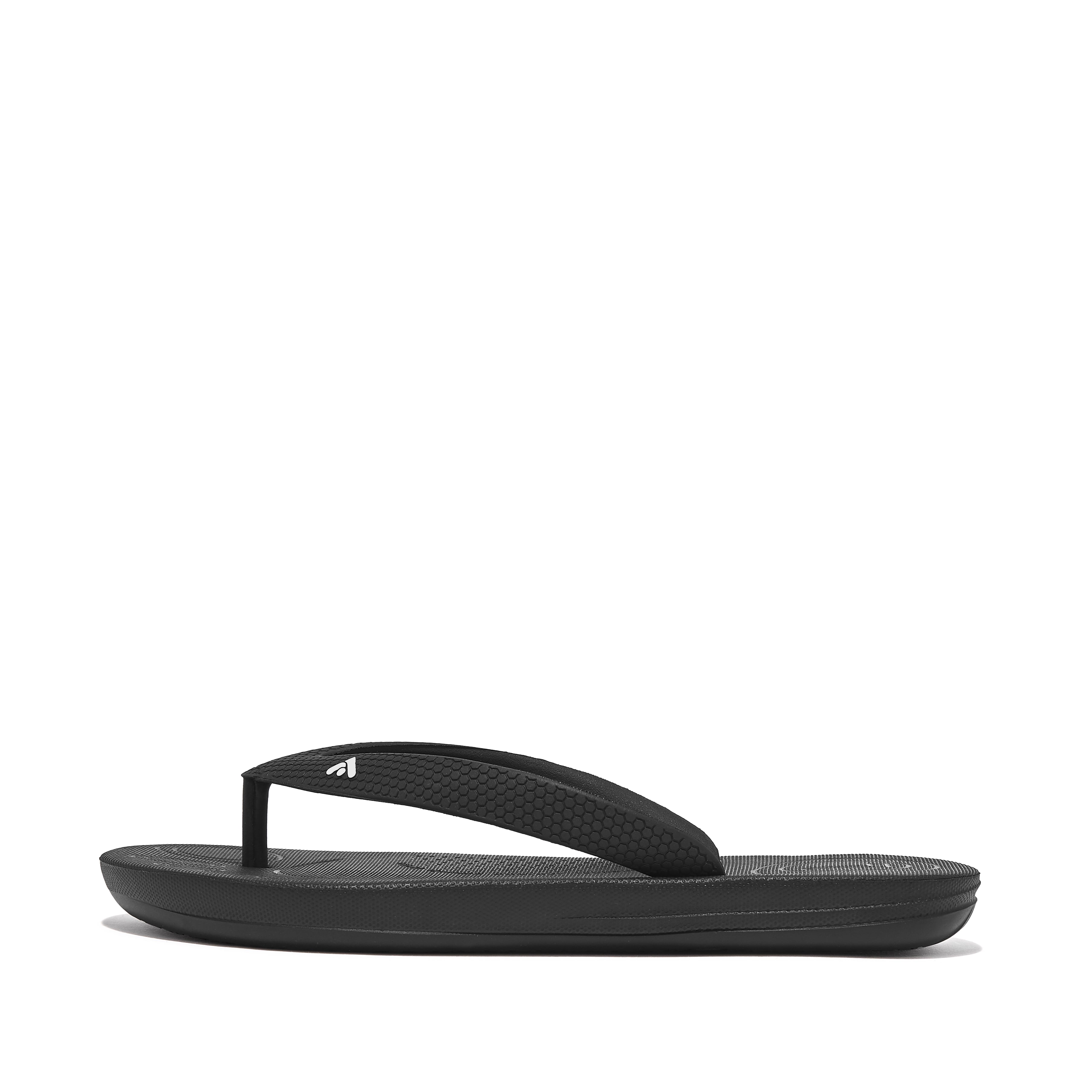 FitFlop iQUSHION KIDS Junior Ergonomic Flip-Flops - Black