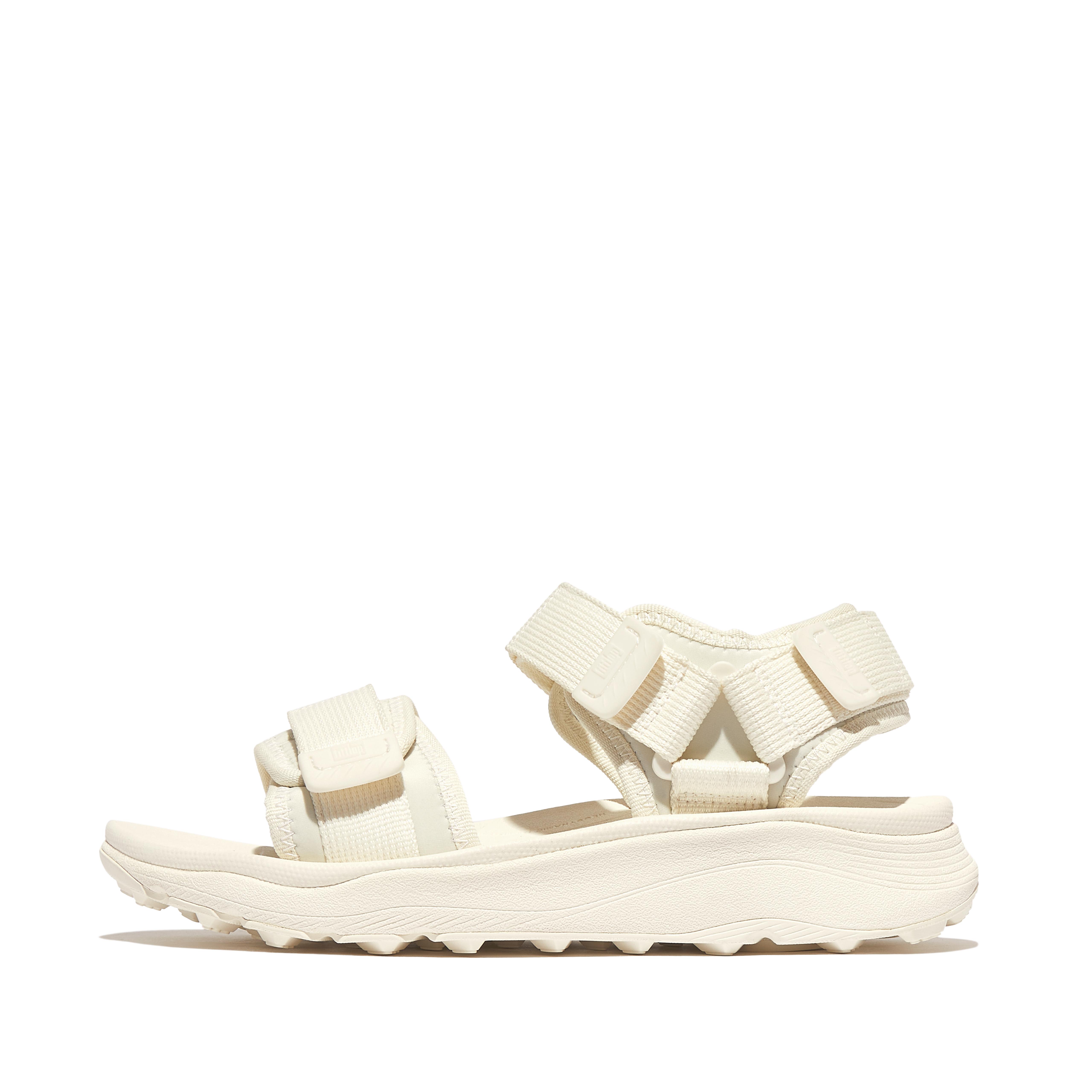 FitFlop NEO-D-HYKER (XT) Water-Resistant Adjustable Walking Sandals - Cream