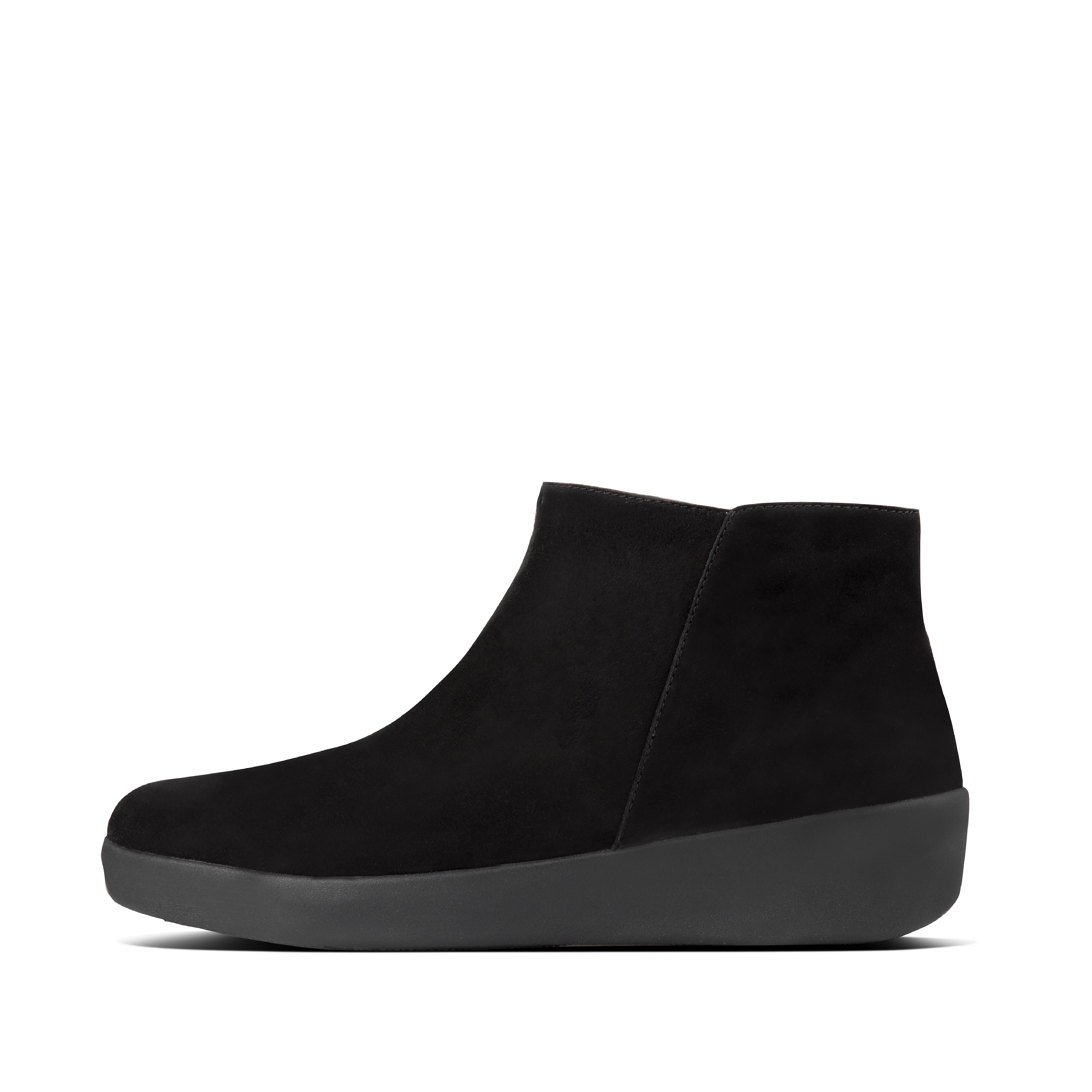 FitFlop SUMI Suede Ankle Boots - Black